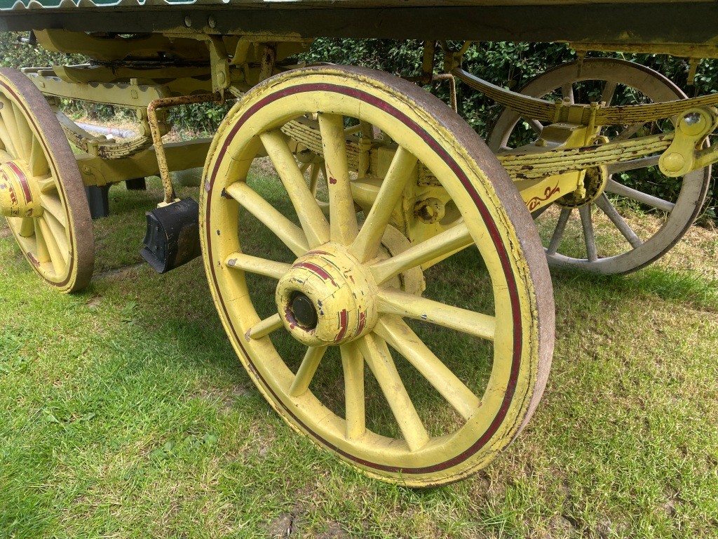 inside canvas wagon