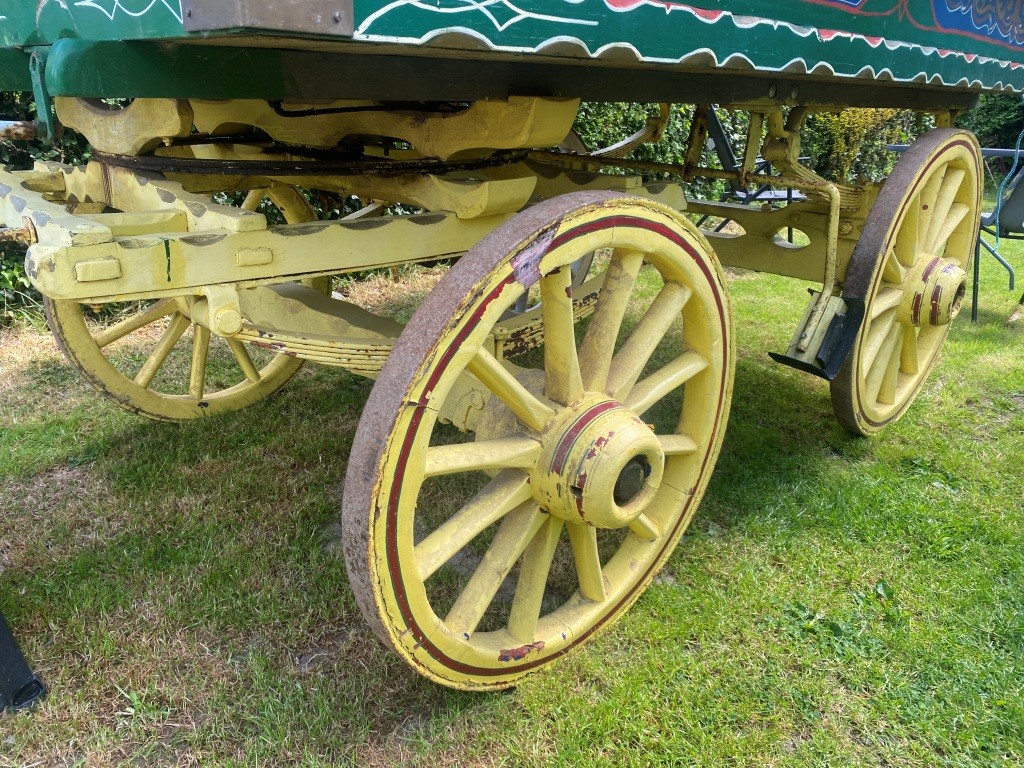inside canvas wagon